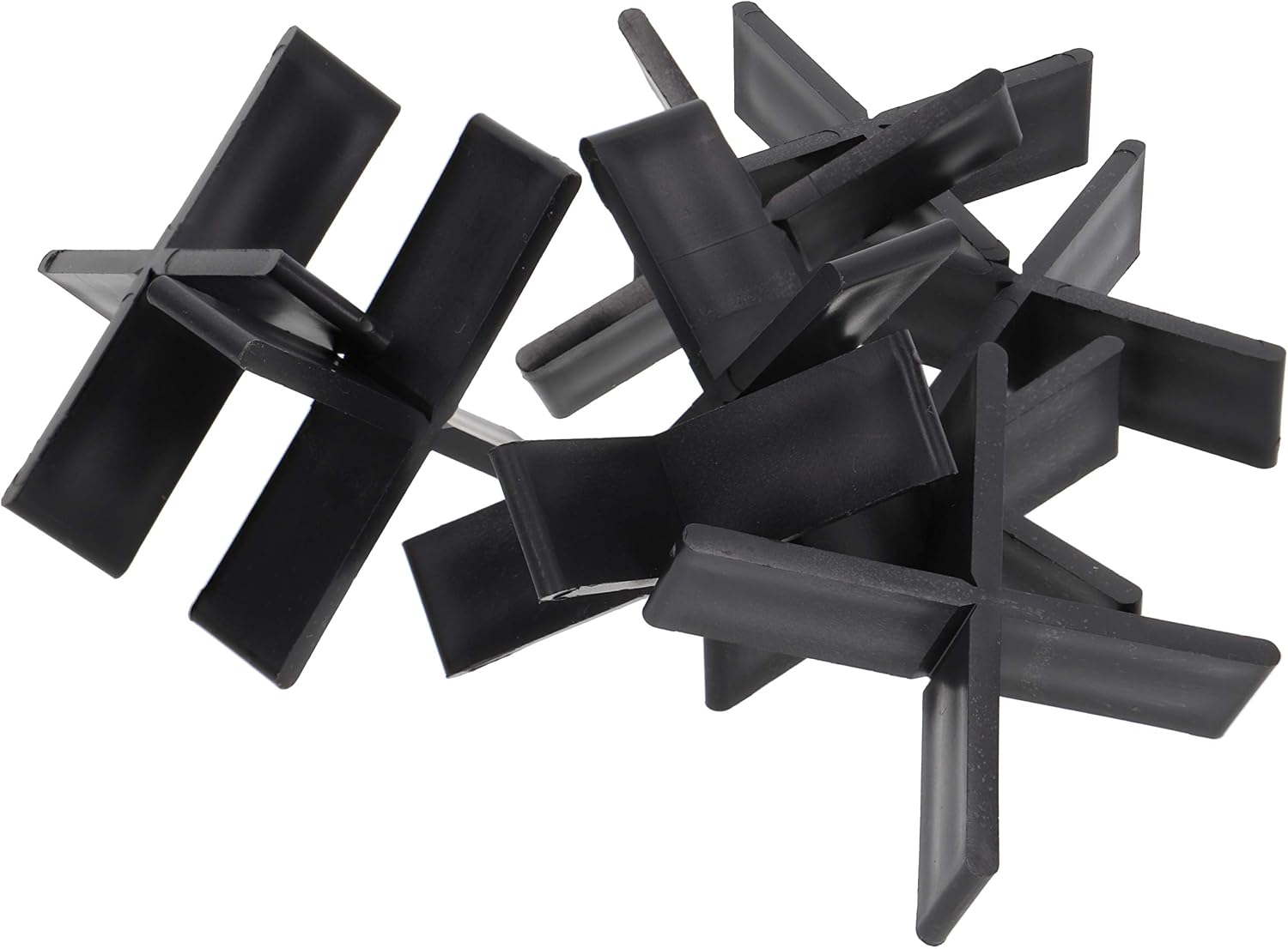 PRODIAMANT Joint Crosses for Terrace slabs Width 3mm Height 15mm 100 Pieces for Outdoor Installation, Black, 3 mm - Image 4