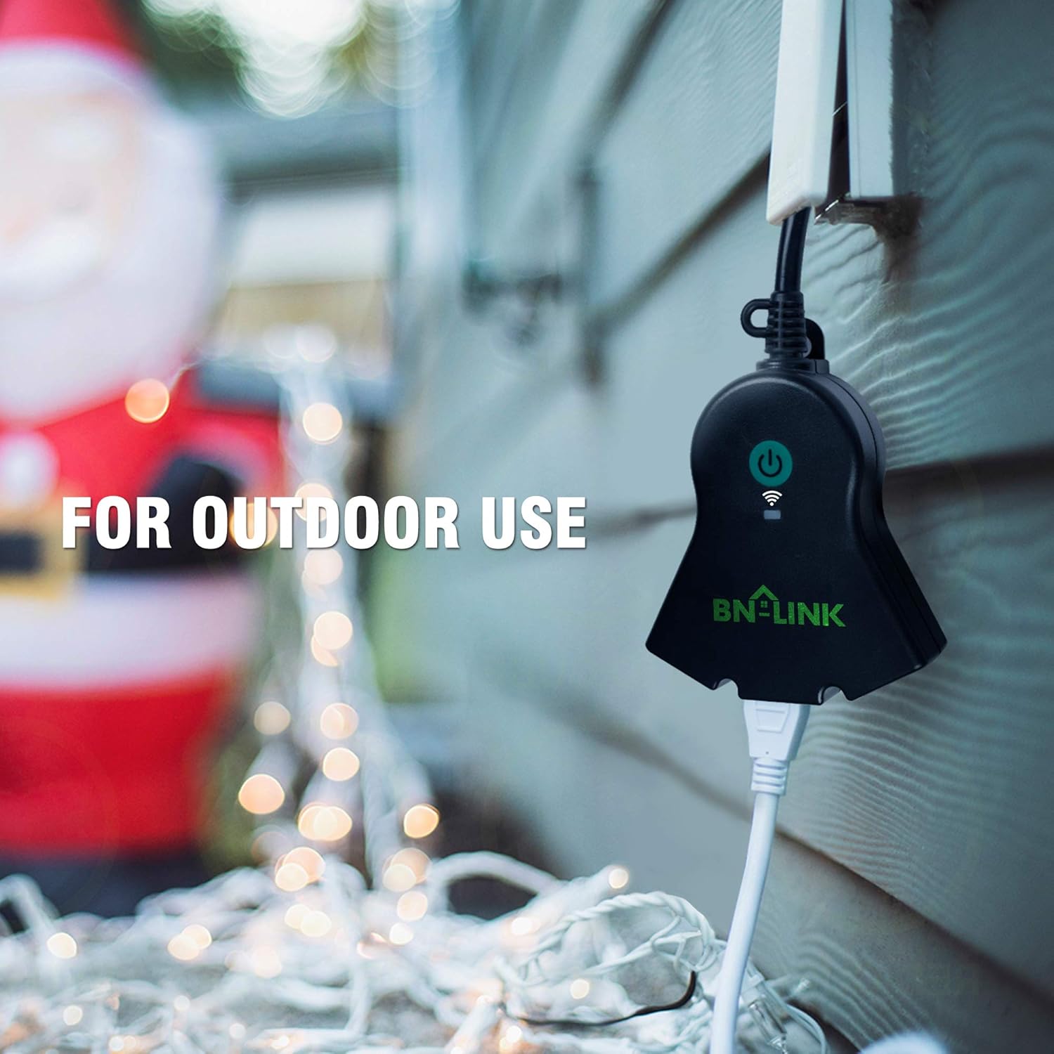 BN-LINK Smart WiFi Heavy Duty Outdoor Outlet, Timer and Countdown Function, No Hub Required for Outdoor Lights, Compatible with Alexa and Google Assistant (Outdoor) 2.4 GHz Network only: Industrial & Scientific