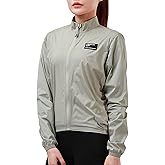 INBIKE Cycling Jacket for Men Women, Windproof Lightweight Running Windbreaker, Breathable Quick Dry Reflective Biking Coat
