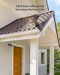 ieGeek Solar Panel for S1, Compatible with DC 5V