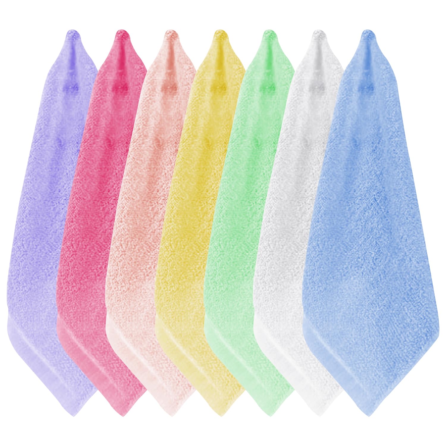 USHXVG Pack of 7 Multi-purpose Bamboo Charcoal Fiber Cloths for Kitchen, Bathroom, Bedroom