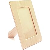 LWR CRAFTS Wooden DIY Photo Frame 4" x 6" Pack of 2