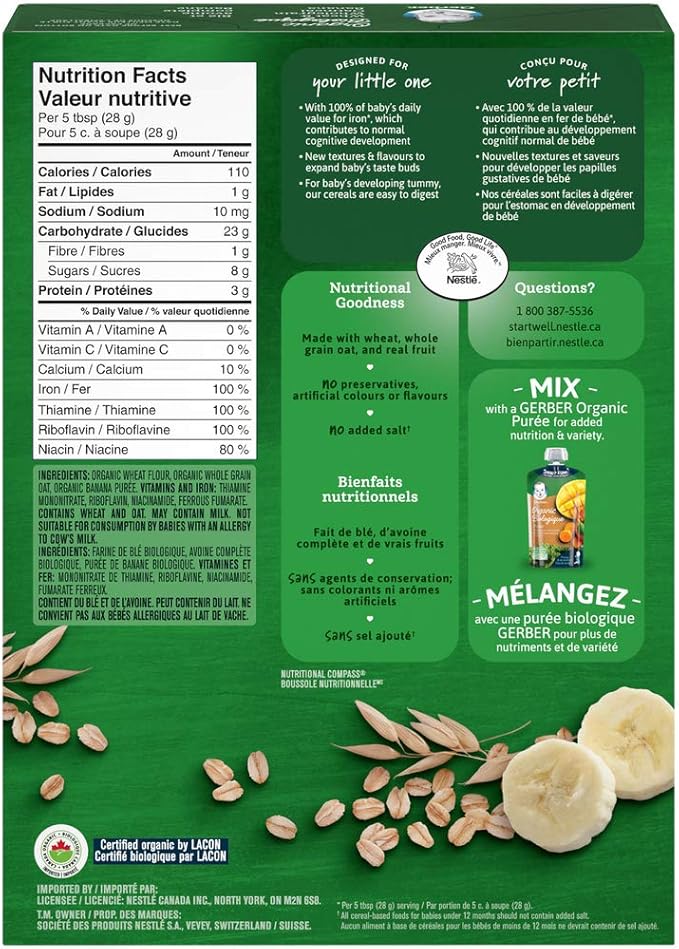 organic wheat cereal baby