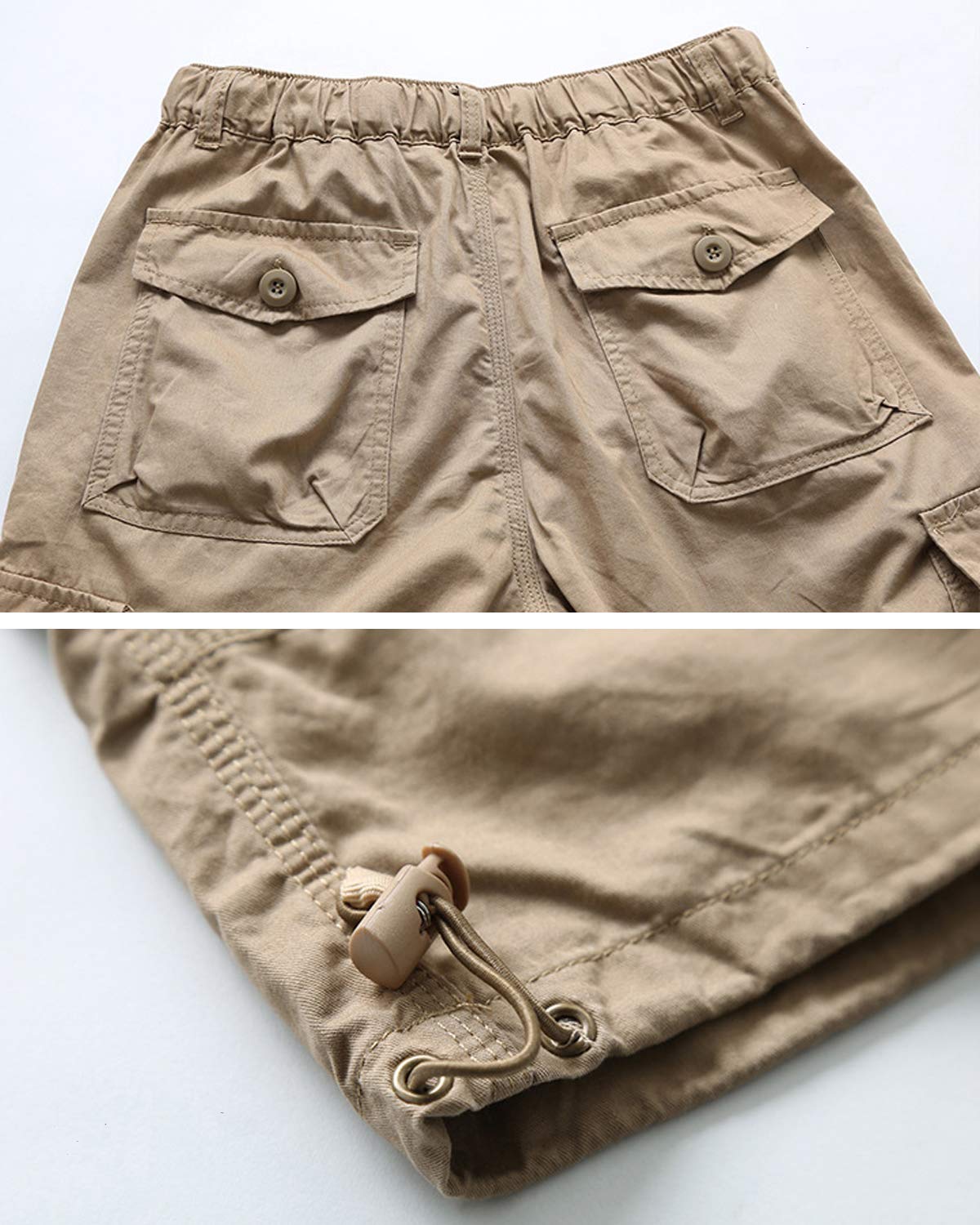 cargo shorts with stretch waist