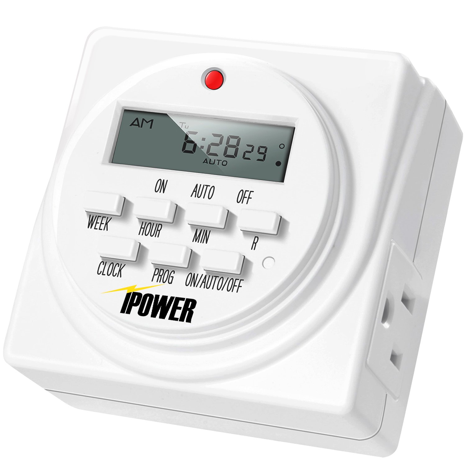 Best Ge Indoor Mechanical Timer 24Hr With 2 Outlets Home Easy