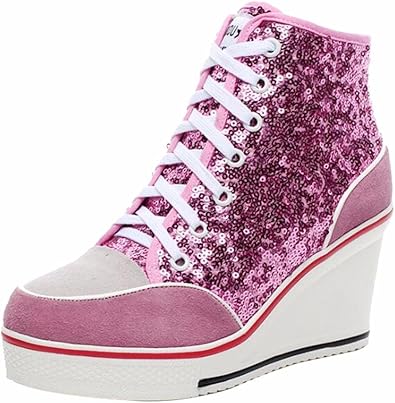 high heel tennis shoes amazon