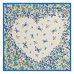 23.6" x 23.6" Silk Feeling Formal Square Neck Scarf Head Hair Wraps for Women Girls Ladies 23.6" x 23.6" Silk Feeling Formal Square Neck Scarf Head Hair Wraps for Women Girls Ladies