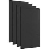 AudioSilk Acoustic Panels, 4 Pack ROOM KIT, Large, 46" x 23", Black