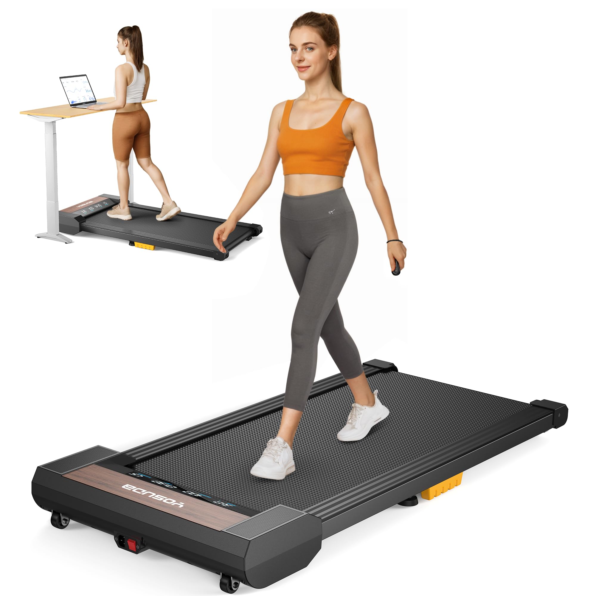 Photo 1 of YOSUDA Walking Pad, Under Desk Treadmill, Treadmills for Home, 265LBS Capacity, 3 in 1 Portable Walking Pad