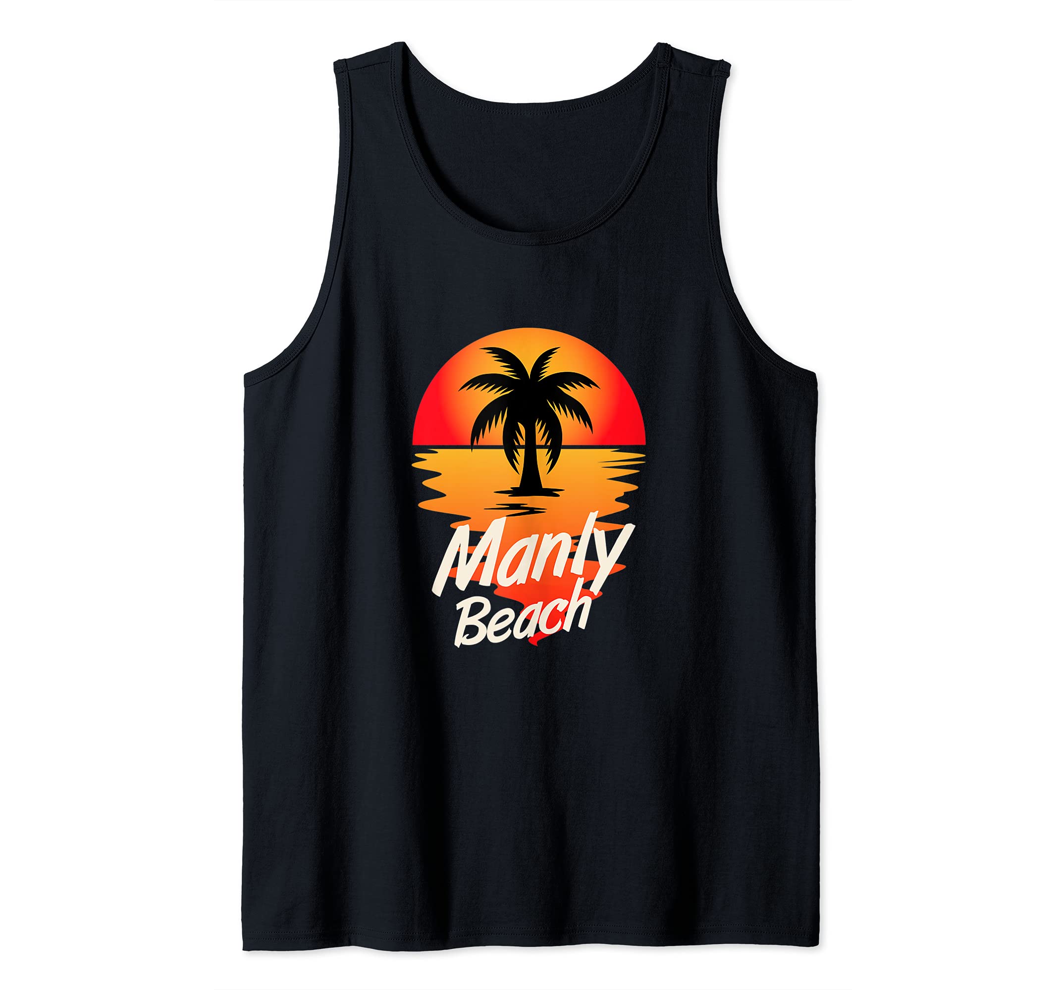 Manly Beach Australia Travel Vacation Souvenir Beach Tank Top