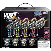 Squad Hero Rechargeable Laser Tag for Kids, Teens &amp; Adults - Boys Gifts - Blasters &amp; Vest Sensors - Fun Ideas Age 8+ Year Old Toys - 4 Set - Lazer Teen Boy Game Boys &amp; Girls Outdoor Teenage Activities