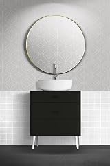 vgoltd Black Furniture Sticker Self Adhesive Vinyl Roll 30x100 cm view 2