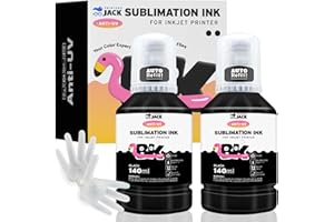 Printers Jack Sublimation Ink for Supertank Inkjet Printers ET-2800 ET-2803 ET-2720 ET-2760 ET-3760 ET-4700 ET-4800 ET-7720 E