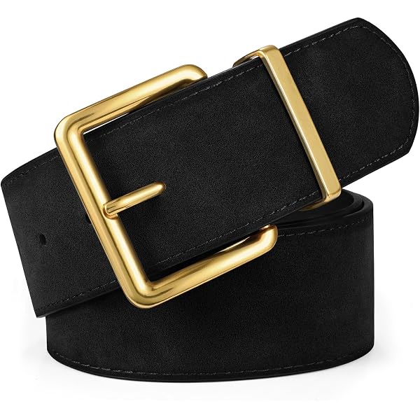 ROWAGY Western Women Suede Leather Waist Belt Pants Work  display picture 1