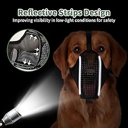 Mayerzon Dog Muzzle, Patented Mesh Muzzle with