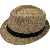 GCFIYPP 1920s Men Fedora Hat Cap for Men,Manhattan Hat for 1920s Mens Gatsby Costume Accessories