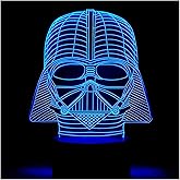 Gfytdxe 3D Illusion Platform Night Lights Touch Switch 7 Color Change USB Power LED Desk Lamp for Home Decorations or Holiday Gifts