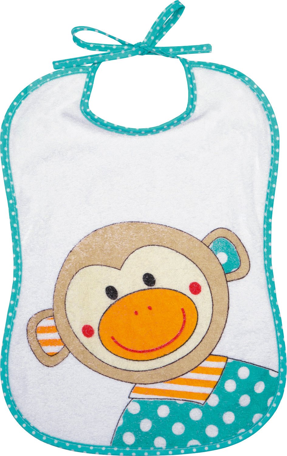 Fashy Terry bib with Monkey Motif, Article no.: 1724