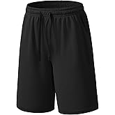 Auranso Boys Athletic Shorts Mesh Basketball Soccer Kids Youth Shorts Quick Dry Sport Active Clothes with Pockets