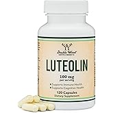 Double Wood Supplements Luteolin Supplement 100mg Servings of Bioactive Flavanoids (120 Capsules, Gluten Free) Potent Polyphe