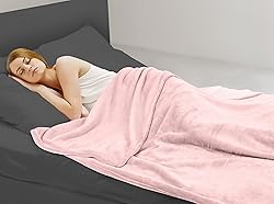 Utopia Bedding Pink Fleece Blanket Queen Size