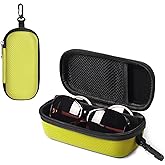 Bukere Double Eyeglasses Case with Adjustable Slots, EVA Hard-shell Travel Dual Glasses Sunglasses Organizer for Men Women