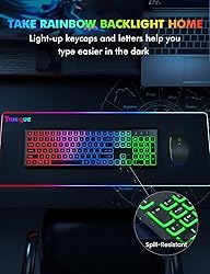 Wireless Keyboard and Mouse Combo - RGB