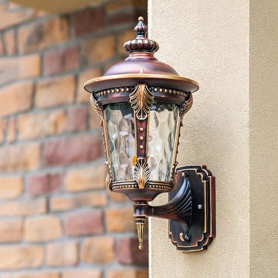 Außenwandleuchte Regentropfenglas Wasserdicht Europäischer Außenbalkon