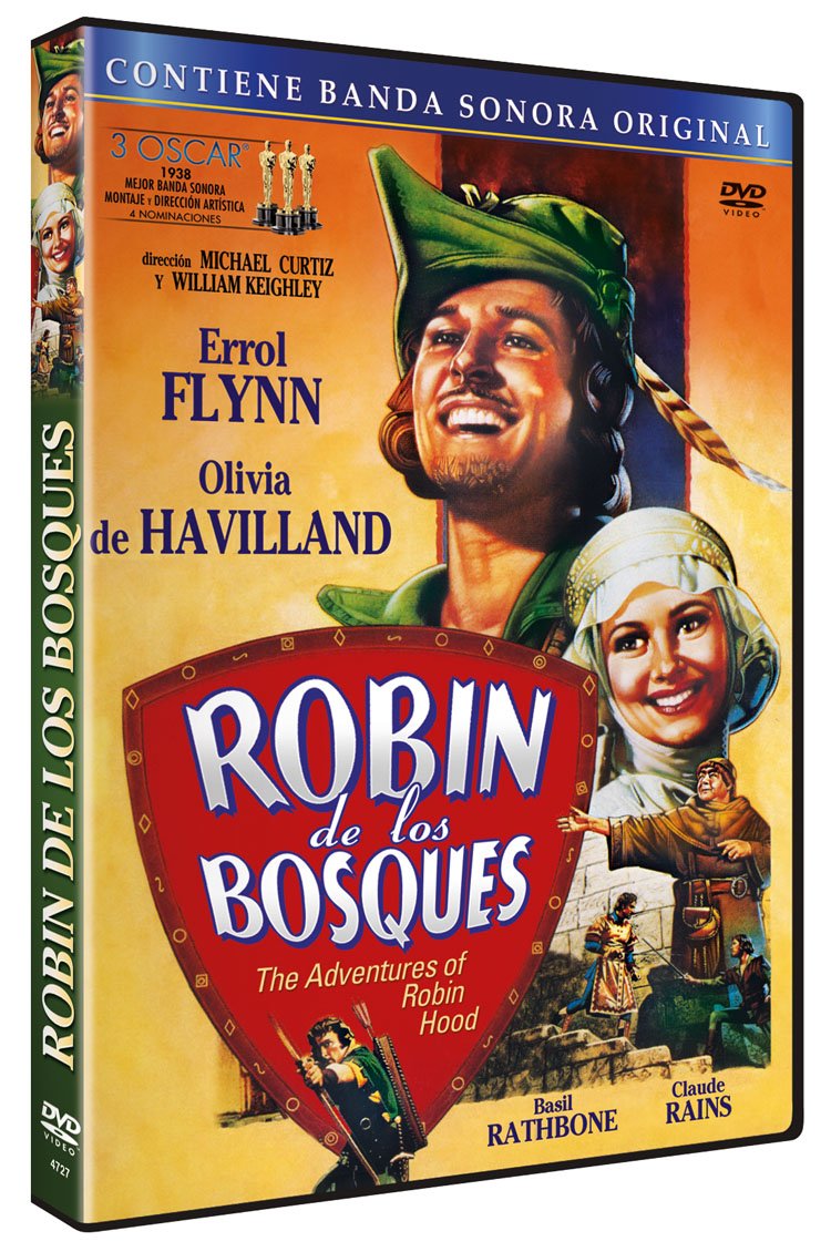 Amazon Com Robin De Los Bosques Dvd 1938 The Adventures Of Robin Hood Movies Tv