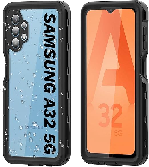 Samsung A32 5G Case, IP68 Waterproof Dustproof Shockproof Case with