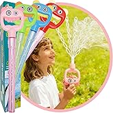 SHCKE 5-Claw Bubble Wand, Expanding Bubble Wand 4-Pack with 480ml Solution | 16.7 Inch Extra Large Bubble Wand,Refillable Bubble Toys Set for Backyard, Birthdays &amp; Party Favors,Kids &amp; Outdoor Fun