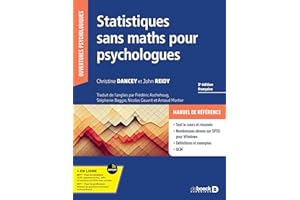 Statistiques sans maths pour psychologues: SPSS pour Windows - QCM et exercices corrigés (French Edition)