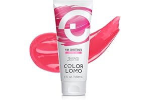 COLORLOMO Color Depositing Conditioner - 6 oz Semi Permanent Hair Color with Shea Butter & Almond Oil - Color Conditioner Depositing Hair Mask - Vegan, Paraben, Ammonia & Sulfate Free - Pink