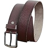Eagle Epic Custom 100% Genuine Buffalo Leather Belt for Mens Valentine's Day Gift, Handmade Personalized Engraved Classic Casual Leather Belt for Your Valentine, Anniversary, Him, Men Customized Gifts
