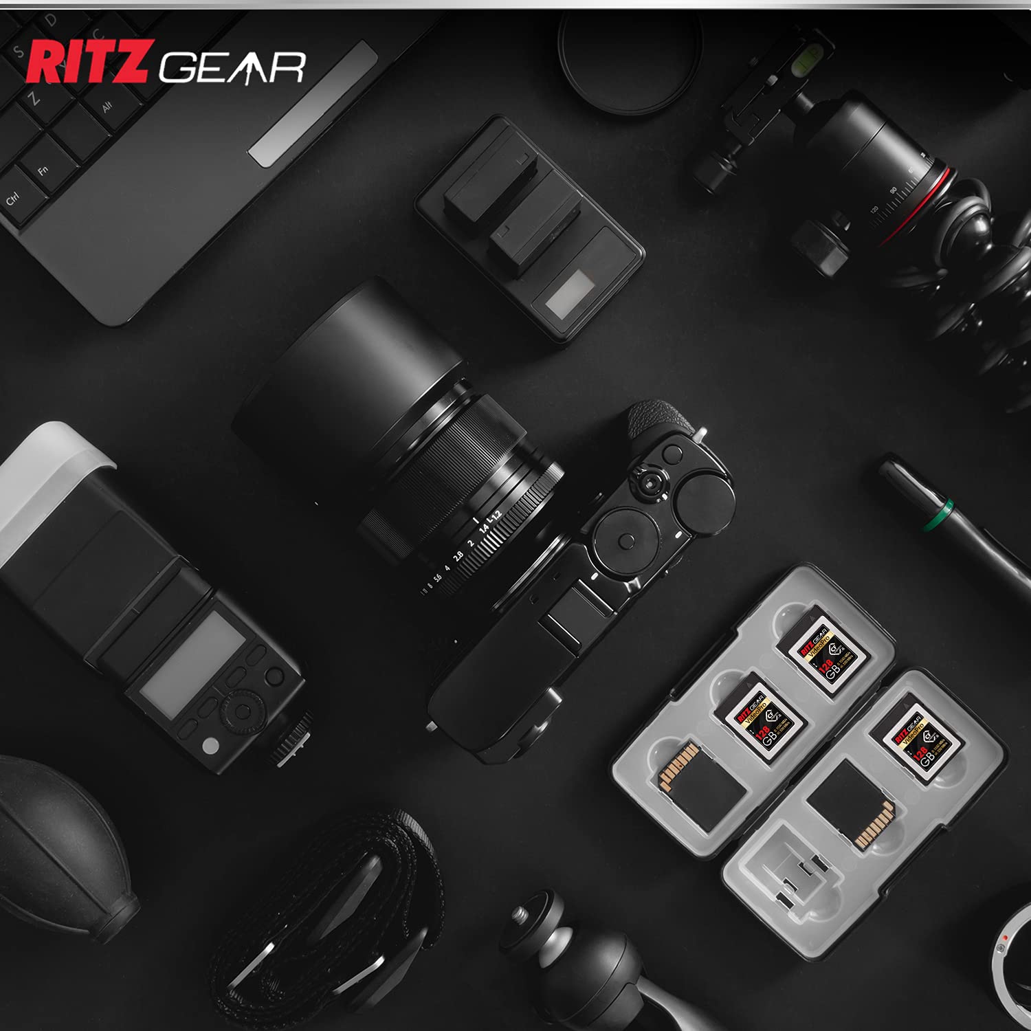 RITZ GEAR VideoPro CFExpress Type B 128GB Card (1550/550 R/W), Pairs with Panasonic & Canon DSLR Cameras. (Not Recommended For Nikon cameras)