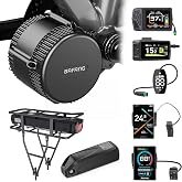 Bafang BBS02B BBS-HD Mid Drive Kit, 48V500W 750W 1000W Ebike Conversion Kit | Mid Drive Ebike Conversion Kit with Display &amp; Battery (Optional) for 68MM/100MM/120MM Mountain Road City Recumbent Bikes