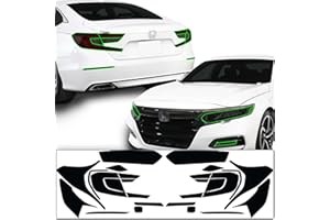 BOGAR TECH DESIGNS - Precut Complete Head Light Tail Light Tint Kit Compatible with Honda Accord 2018-2022, Dark Smoke