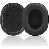 Replacement Earpads for Skullcandy Crusher EVO Headphones,Compatibel Crusher EVO Replacement Ear Pads,Upgraded Ear Covers with Soft Protein Leather,Optimized Noise Isolation Memory Foam (Black)