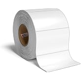 Kenco Premium Roll Fed Inkjet Labels to fit LX400 and LX500 74273 and 74275 Printers - 2" Core, Made by Kenco in The USA (Gloss, 4" X 3")