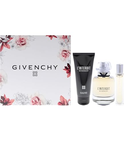 Givenchy LInterdit 2.7oz EDP Spray, 2.5oz Body Milk, 0.05oz