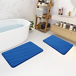 Buganda Memory Foam Bathroom Rug Mat 59x20, Extra