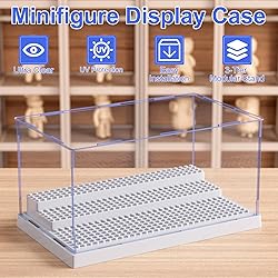 Mlikero Display Case for Minifigures Action Figures