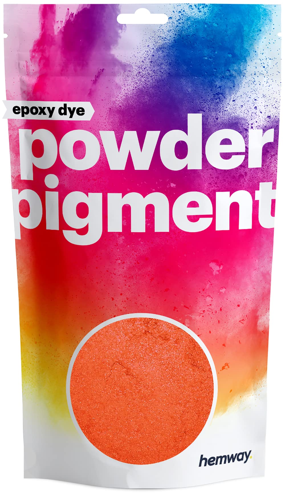 Hemway Epoxy Dye Powder Pigment Metallic Postbox Red Powder 50g | Mica Pigment for Resin, Epoxy, Polyurethane Paint, Jewellery & Resin Floors, Colour Enhancement