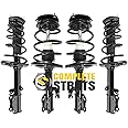COMPLETESTRUTS - Front & Rear Complete Strut Assemblies with Coil Springs Replacement for 2004-2006 Toyota Camry - Set of 4