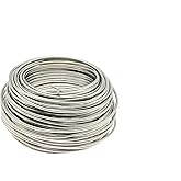 Stainless Steel Solid Wire, 1 Pound Hobby Wire,Multi-Purpose Steel Wire Ideal for Crafts,DIY Projects,Fastening,Fixing Up Fences (14Gauge)