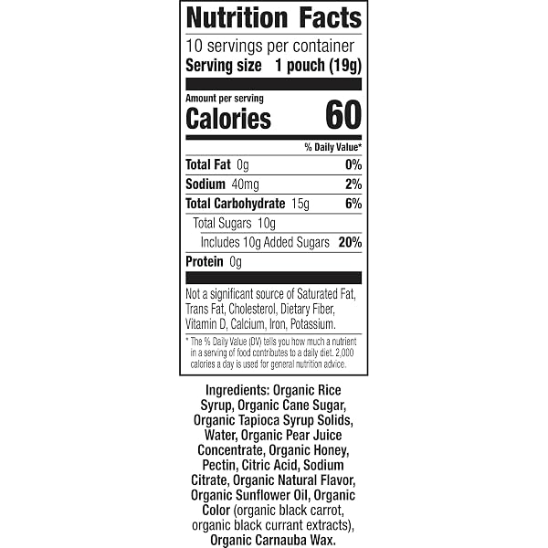 ANNIE’S ORGANIC BEES, BUGS, AND BUTTERFLIES FRUIT FLAVORED SNACKS, 10 POUCHES, 7 OZ