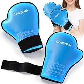 Comfpack Hand Ice Pack for Pain Relief, Full Hot Cold Therapy Gloves 2 Pack | Gel Ice Packs for Injures Reusable, Ice Gloves for Arthritis, Carpal Tunnel, Swelling, Suregry, Chemotherapy Neuropathy