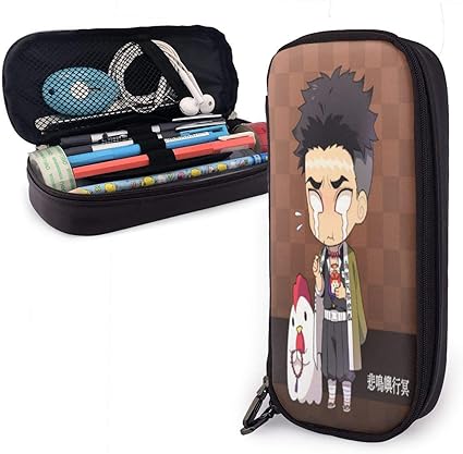Amazon 鬼滅の刃 ペンケース ふでばこ 筆袋 軽量 ペン袋 大容量 筆入れ 絵柄 おしゃれ 高校生 中学生 小学生 人気アニメ ペン ポーチ かわいい 化粧 多機能 小物入れ 収納 オフィス用 男女兼用 ペンケース 文房具 オフィス用品