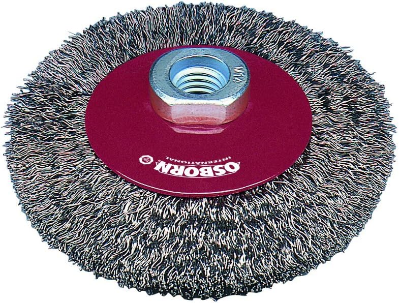 Osborn Topfbürste Für Winkelschleifer - 180 Mm Mit M14 Gewinde Für Edelstahl & Metall