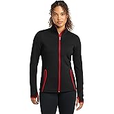 SPORT-TEK Women's Sport-Wick Stretch Contrast Full Zip Jacket